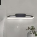 Moki Megapap  metallic Led wall lamp in black color 30x5x10cm.