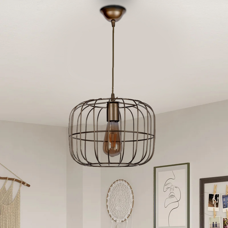 Cassie Megapap metallic ceiling light in gold color Ø25x60cm.