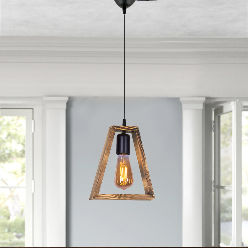 Esela Megapap wooden ceiling light in natural color 24x4x70cm.