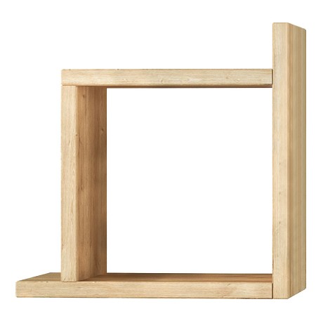 Ραφιέρα τοίχου Box Megapap χρώμα sapphire oak 30x22x30εκ.