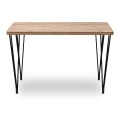 Roger Megapap Mdf/metallic table in acacia color 120x70x75cm.
