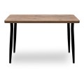 Levico Megapap Mdf/metallic table in acacia color 120x70x75cm.