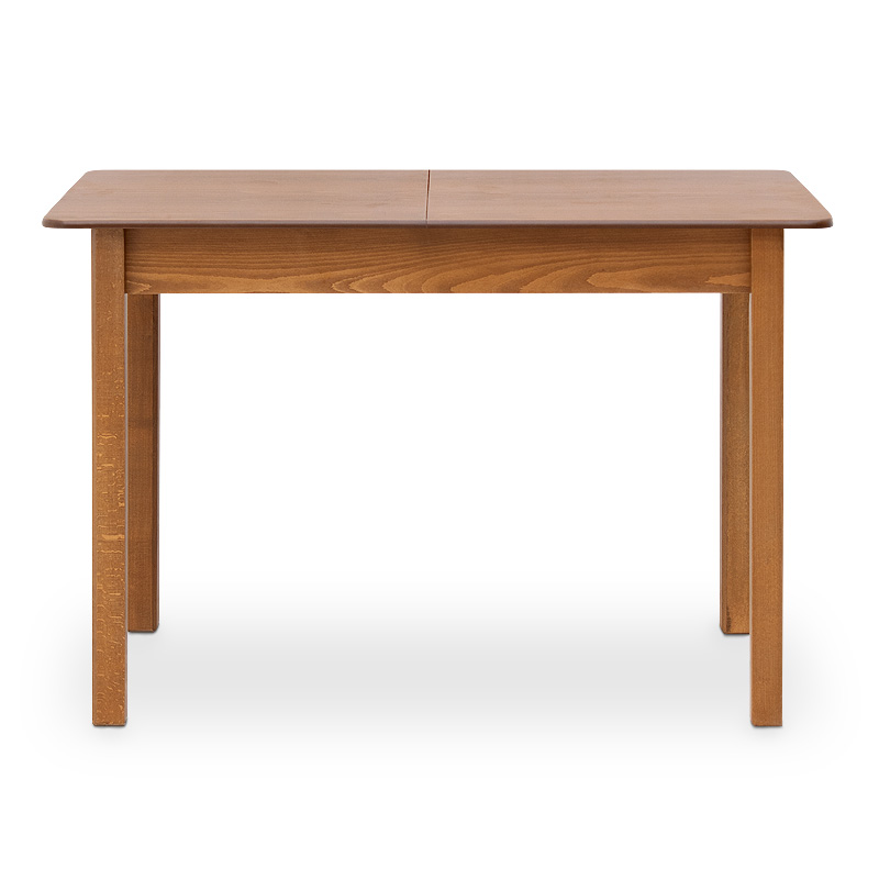 Bergen Megapap table solid wood expandable in walnut color 120/150x68x77cm.