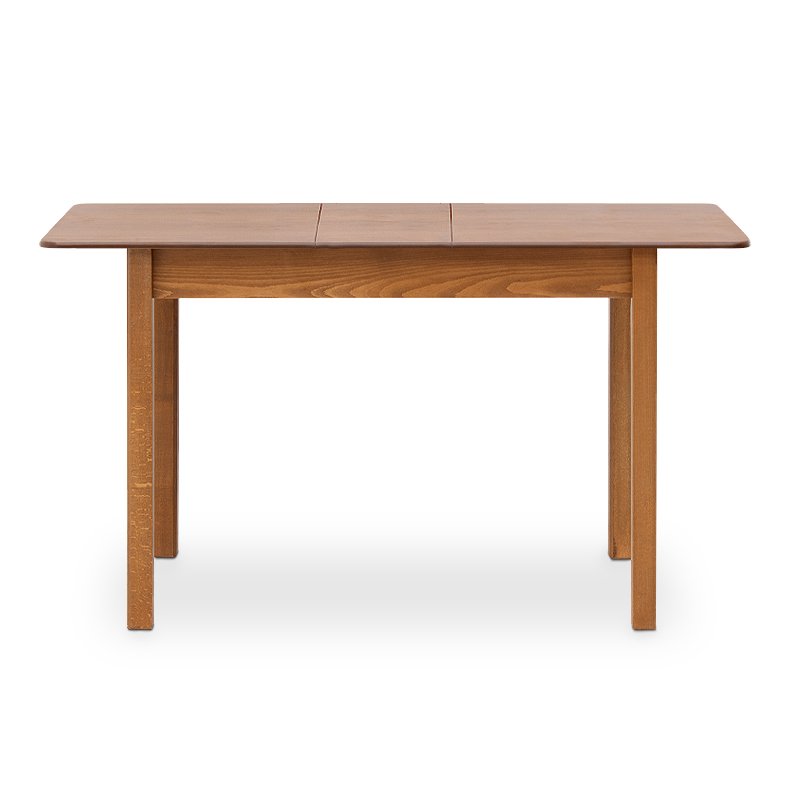 Bergen Megapap table solid wood expandable in walnut color 120/150x68x77cm.