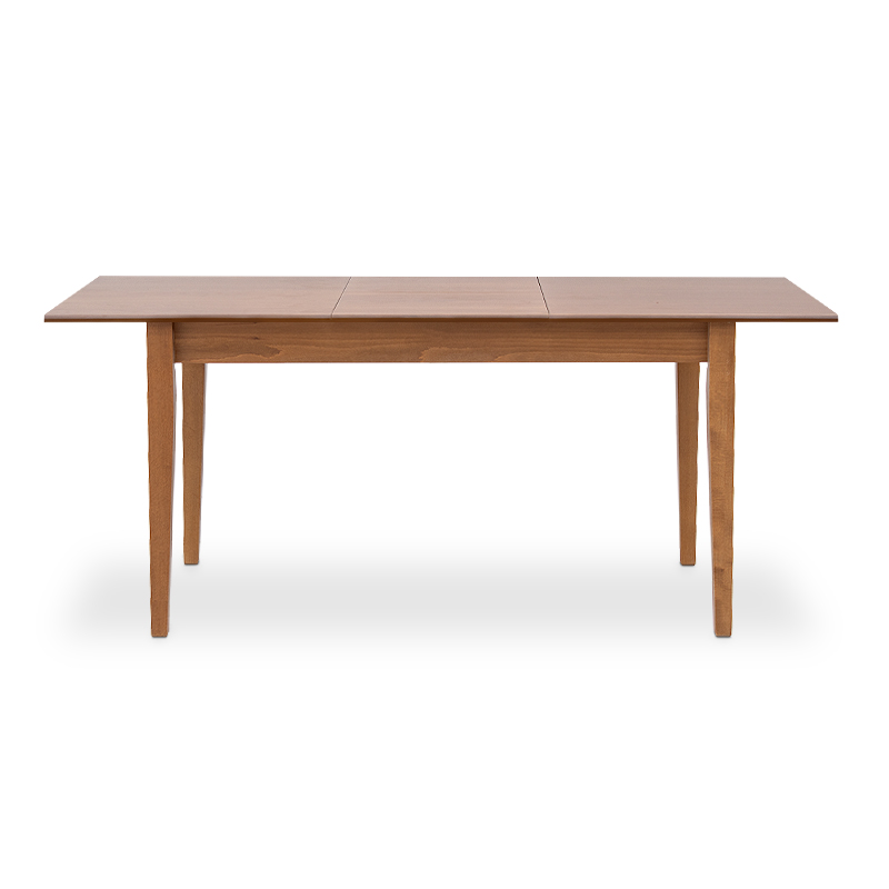 Adare Megapap table solid wood expandable in walnut color 140/180x78x77cm.