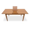 Adare Megapap table solid wood expandable in walnut color 140/180x78x77cm.