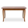 Belfast Megapap table solid wood expandable in walnut color 150/200x89x78cm.