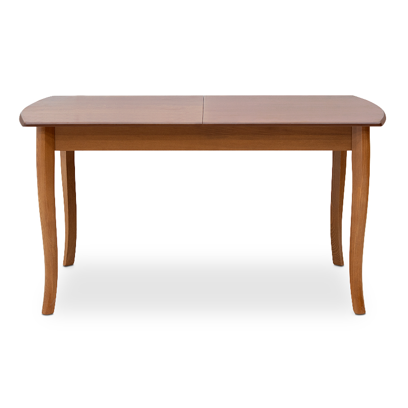 Belfast Megapap table solid wood expandable in walnut color 150/200x89x78cm.