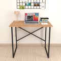 Rilke Megapap melamine - metal office desk in pine oak color 90x60x75cm.