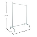 Silman Megapap metallic floor hanger in white color 104x48x137cm.