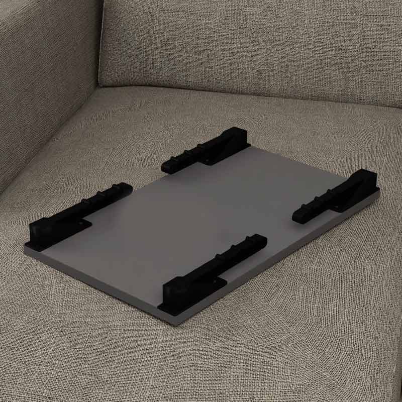 Sidon Megapap melamine laptop table in anthracite color 60x35,5x23,5cm.