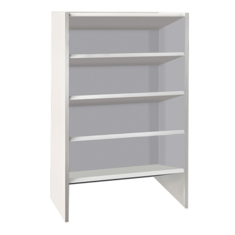 Παπουτσοθήκη Krieger Megapap 12 ζευγών χρώμα λευκό 62x29x100εκ.