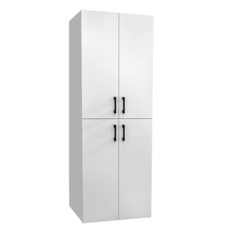 Millay Megapap melamine bathroom - laundry machine cabinet in white color 70x70x180cm.