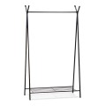 Shua Megapap metallic floor hanger in black color 90x38x150cm.