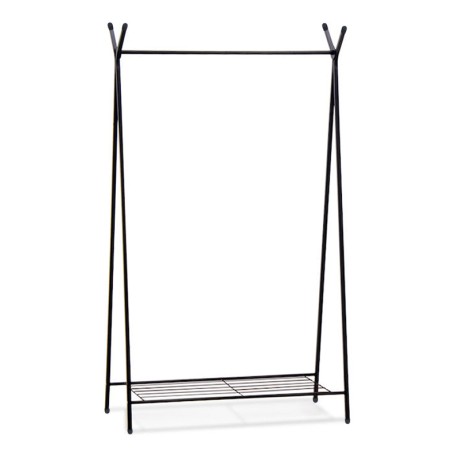 Shua Megapap metallic floor hanger in black color 90x38x150cm.