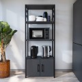 Agero Megapap metallic kitchen stand in anthracite color 56,1x30x138,3cm.