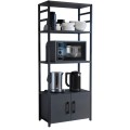 Agero Megapap metallic kitchen stand in anthracite color 56,1x30x138,3cm.