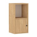 Vito Megapap melamine nightstand in sapphire oak color 34x30x66.4cm.