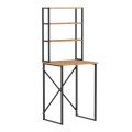 Bobby Megapap metal - melamine washing machine furniture in pine oak color 67x60x178cm.