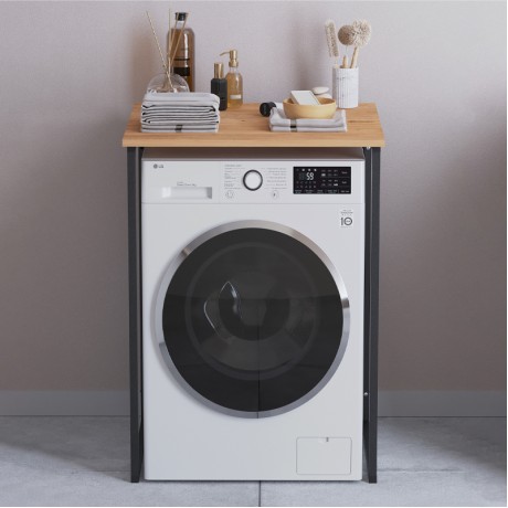 Έπιπλο πλυντηρίου Doyle Megapap χρώμα pine oak 67x60x92,8εκ.