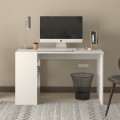 Smyrna Megapap melamine study desk in white color 120x60x74.4cm.