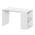 Smyrna Megapap melamine study desk in white color 120x60x74.4cm.