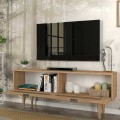 Sirona Megapap melamine TV stand in sapphire color 140x30x55cm.