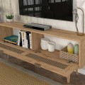 Sirona Megapap melamine TV stand in sapphire color 140x30x55cm.