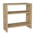 Silvanus Megapap melamine side table in sapphire oak color 51x17,5x49cm.