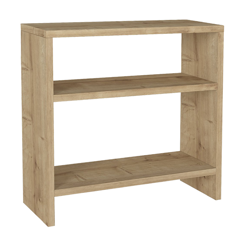 Silvanus Megapap melamine side table in sapphire oak color 51x17,5x49cm.