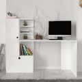 Γραφείο εργασίας Domingo Megapap χρώμα λευκό 149,5x60x120εκ.