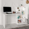 Merino Megapap melamine desk in white color 149,5x61,8x120cm.