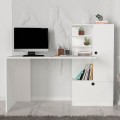 Merino Megapap melamine desk in white color 149,5x61,8x120cm.