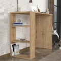 Γραφείο εργασίας Netenia Megapap χρώμα sapphire oak 90x40x74εκ.