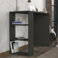 Netenia Megapap melamine desk in anthracite color 90x40x74cm.