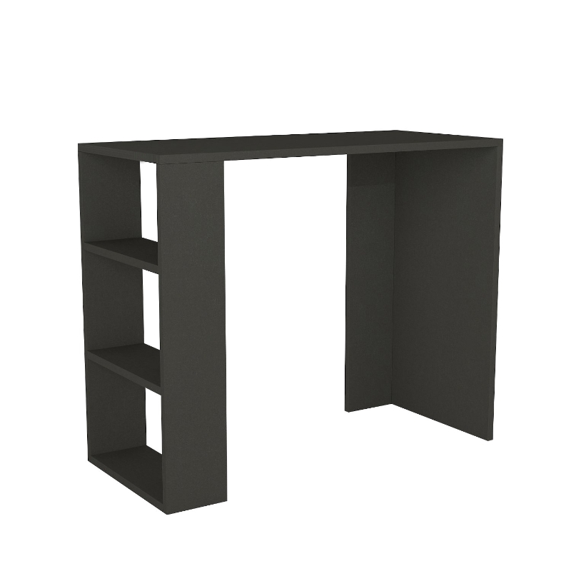 Netenia Megapap melamine desk in anthracite color 90x40x74cm.
