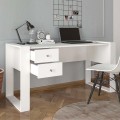 Fernando Megapap melamine desk in white color 158,8x60x72,2cm.