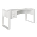 Fernando Megapap melamine desk in white color 158,8x60x72,2cm.
