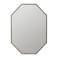 Ursula Μegapap melamine mirror in walnut color 45x2x70cm.