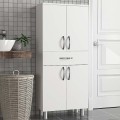 Montana Megapap melamine multipurpose cabinet in white color 59,4x31,5x140cm.