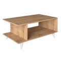 Titus Megapap melamine coffee table in sapphire oak color 100x60x45cm.