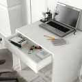 Mida Megapap melamine desk in white color 72x60x73,8cm.