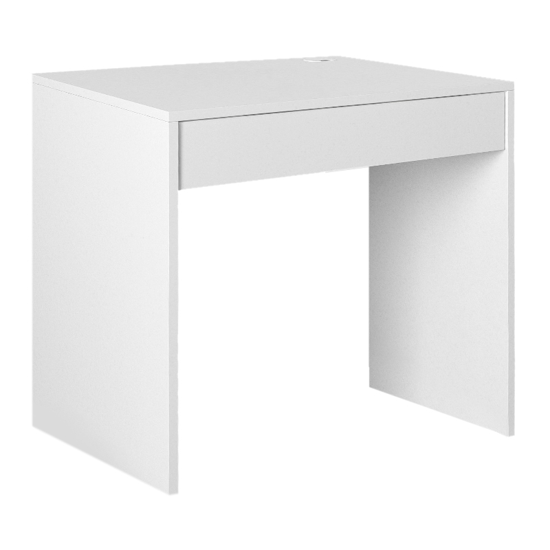 Mida Megapap melamine desk in white color 72x60x73,8cm.