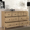 Συρταριέρα - Μπουφές Sabina Megapap χρώμα sepet oak 160x50x96εκ.