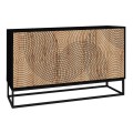 Μπουφές Themis Megapap χρώμα μαύρο - sapphire oak 150x35x83,6εκ.