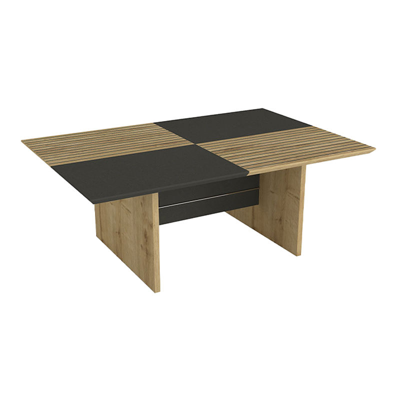 Venita Megapap melamine coffee table in sapphire - anthracite color 90x60x33.8cm.