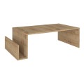 Regnar Megapap melamine coffee table in sapphire oak color 100.6x55x31.8cm.