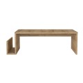 Regnar Megapap melamine coffee table in sapphire oak color 100.6x55x31.8cm.