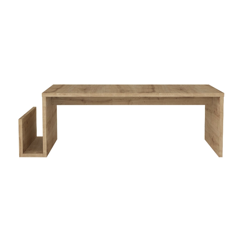 Regnar Megapap melamine coffee table in sapphire oak color 100.6x55x31.8cm.