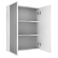 Kayla Megapap bathroom cabinet with mirror in white color 60x17x76.6cm.